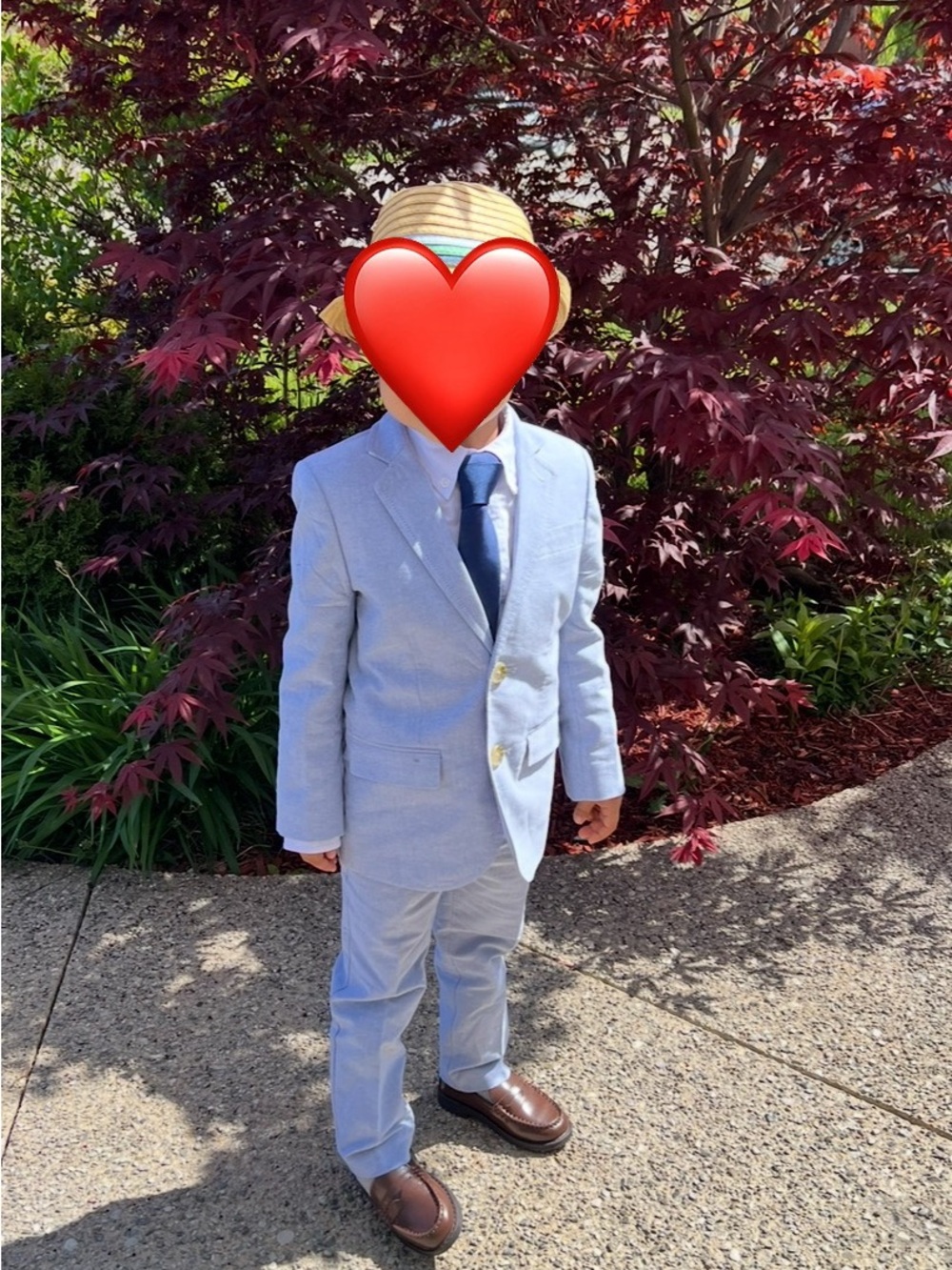 J Crew (Crewcuts) Suit Jacket, Suit Pants, Collared Shirt, and Tie (Size 4T)